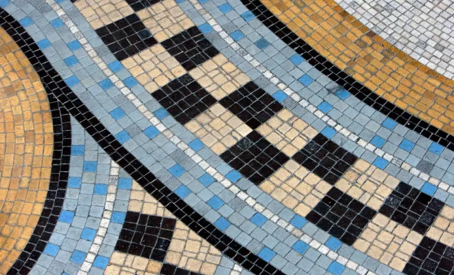 Mosaïque en pierre, Le Lavandou, Carrelage Mastronicola