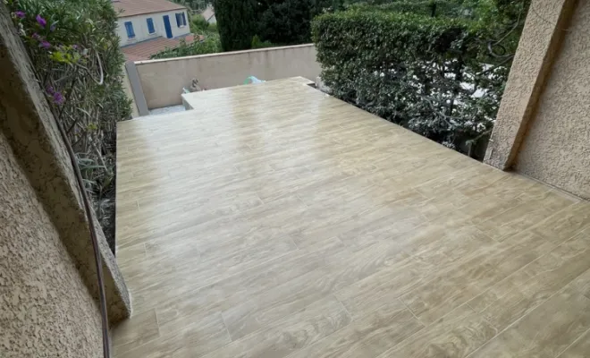 Carrelage de terrasse, Le Lavandou, Carrelage Mastronicola